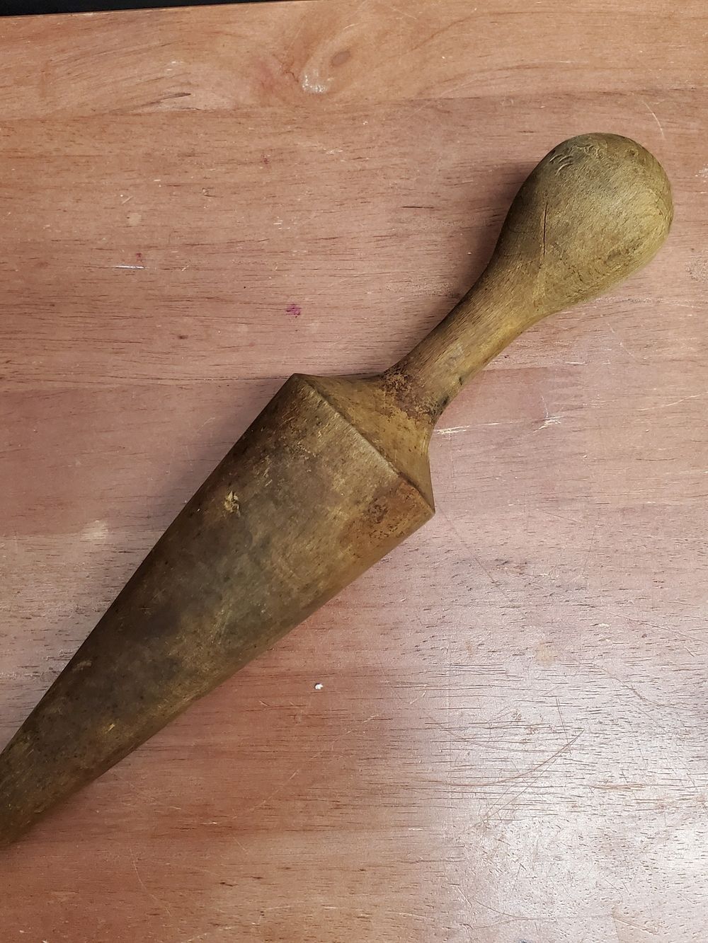 Vintage Wooden Canning Sieve Pestle Cone Masher